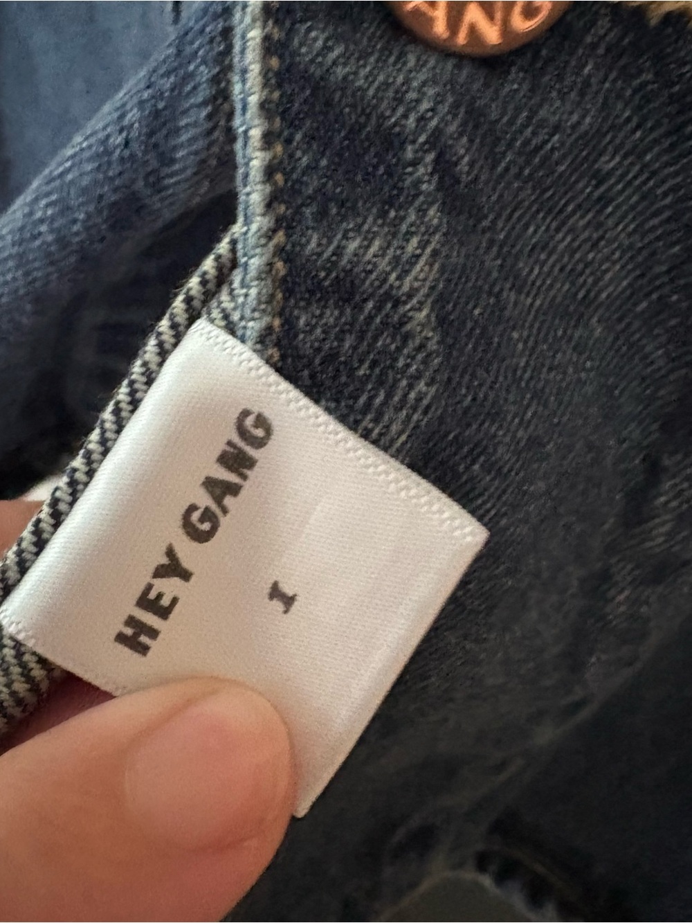Hey Gang denim oversized barn chore coat - Picture 7 of 12